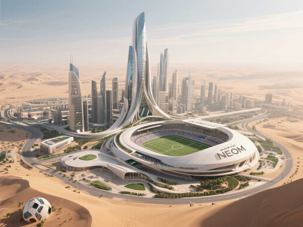 震撼！沙特豪掷1万亿英镑打造超级城市，剑指世界杯主办权